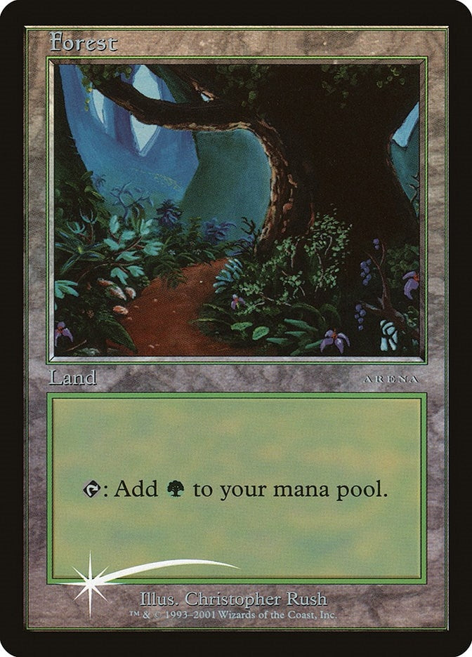 Image for Forest (2001 Beta) (ARENA) - Magic: The Gathering
