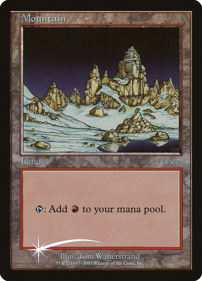 Image for Mountain (2001) (ARENA) - Magic: The Gathering