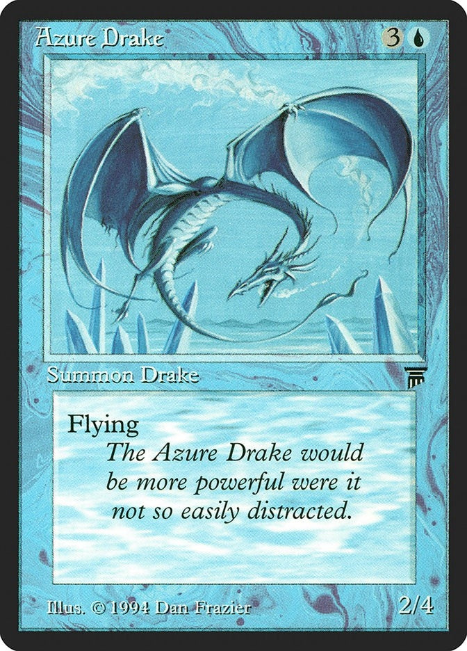 Image for Azure Drake (LEG) - Magic: The Gathering