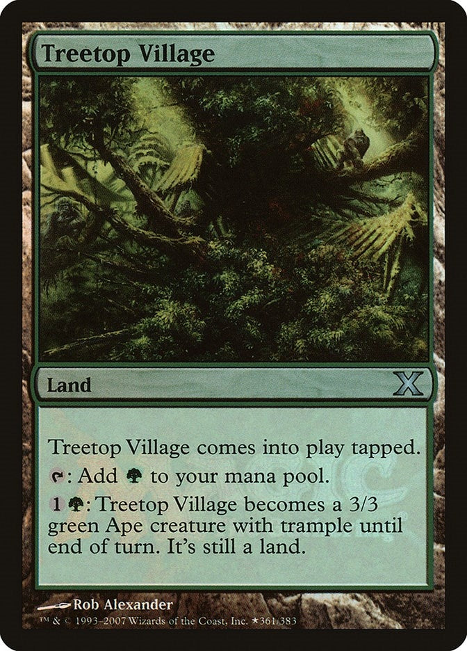 Image for Treetop Village (2) (WPN) - Magic: The Gathering