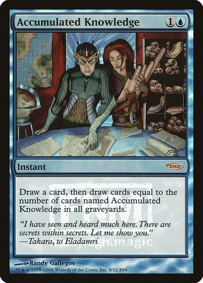 Image for Accumulated Knowledge (8) (FNM) - Magic: The Gathering