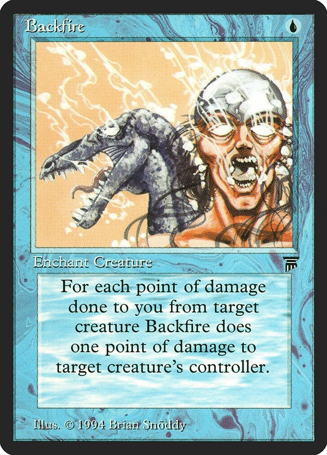 Image for Backfire (LEG) - Magic: The Gathering