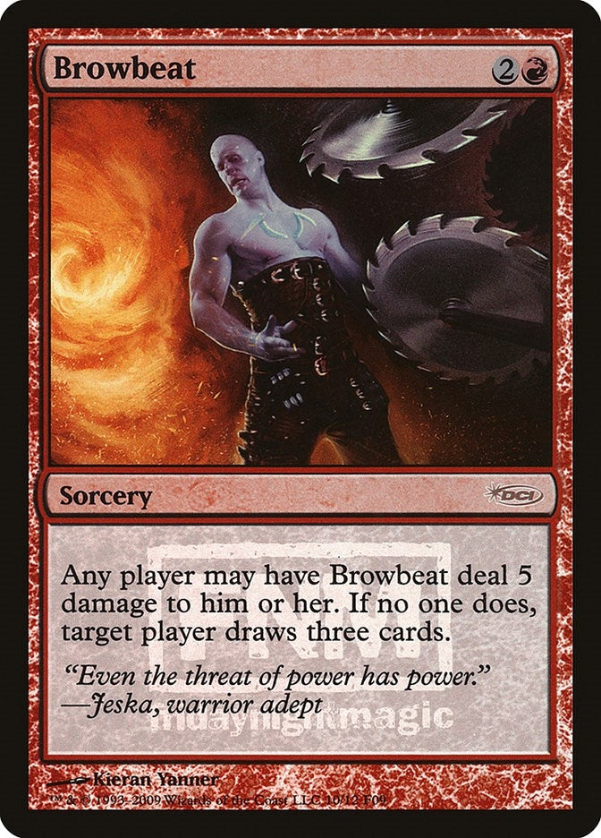 Image for Browbeat (10) (FNM) - Magic: The Gathering