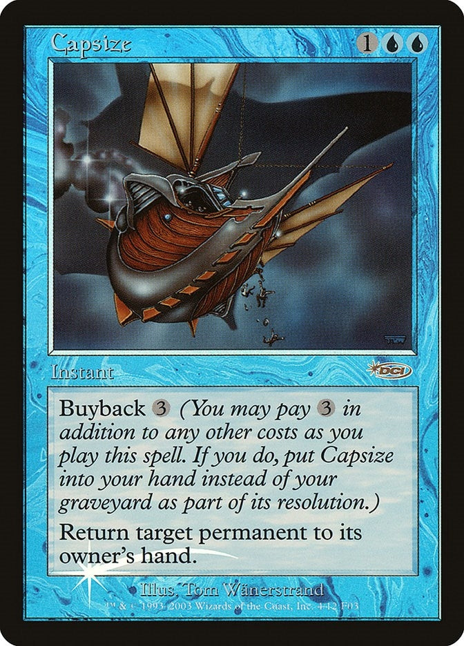 Image for Capsize (4) (FNM) - Magic: The Gathering