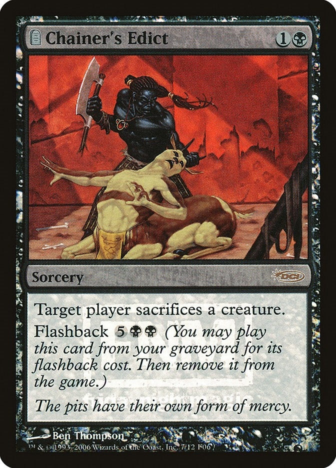 Image for Chainer's Edict (7) (FNM) - Magic: The Gathering
