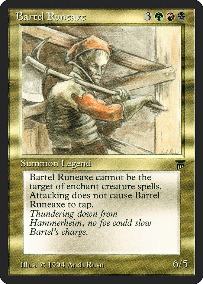 Image for Bartel Runeaxe (LEG) - Magic: The Gathering