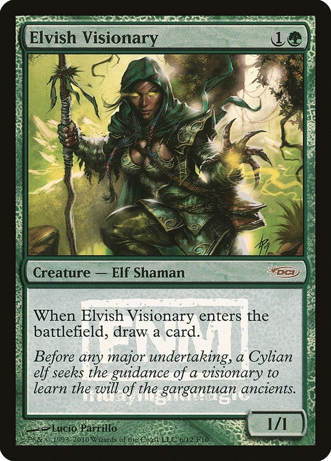 Image for Elvish Visionary (6) (FNM) - Magic: The Gathering