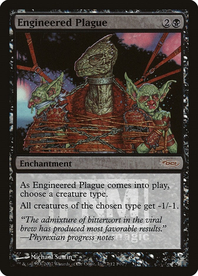 Image for Engineered Plague (7) (FNM) - Magic: The Gathering