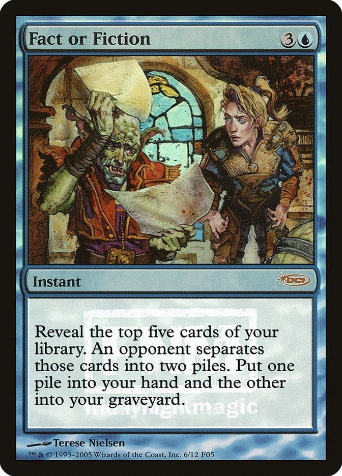 Image for Fact or Fiction (6) (FNM) - Magic: The Gathering