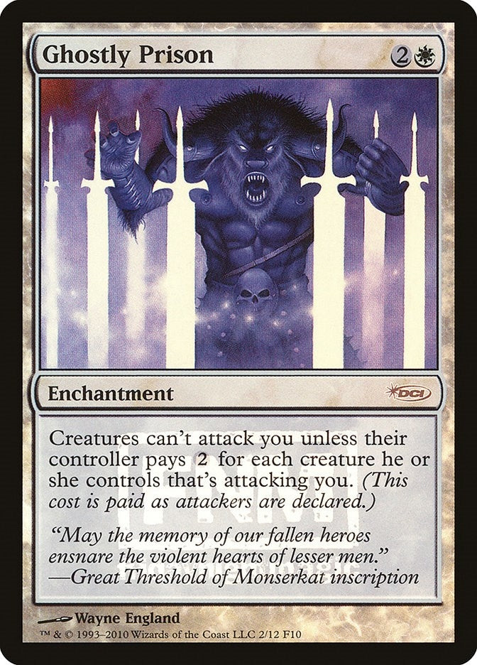 Image for Ghostly Prison (2) (FNM) - Magic: The Gathering