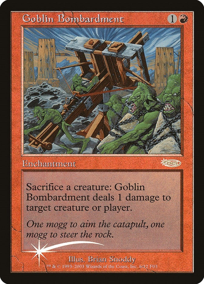 Image for Goblin Bombardment (6) (FNM) - Magic: The Gathering