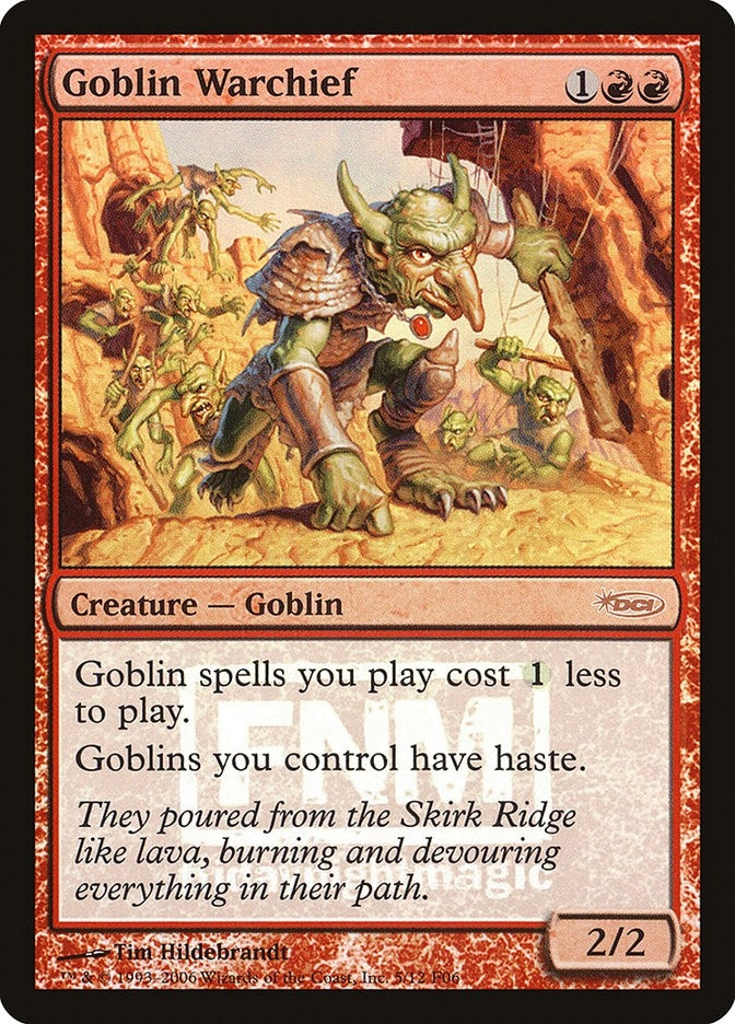 Image for Goblin Warchief (2006) (5) (FNM) - Magic: The Gathering