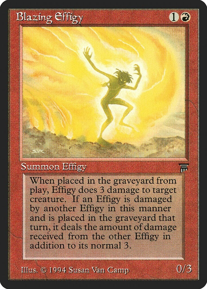 Image for Blazing Effigy (LEG) - Magic: The Gathering