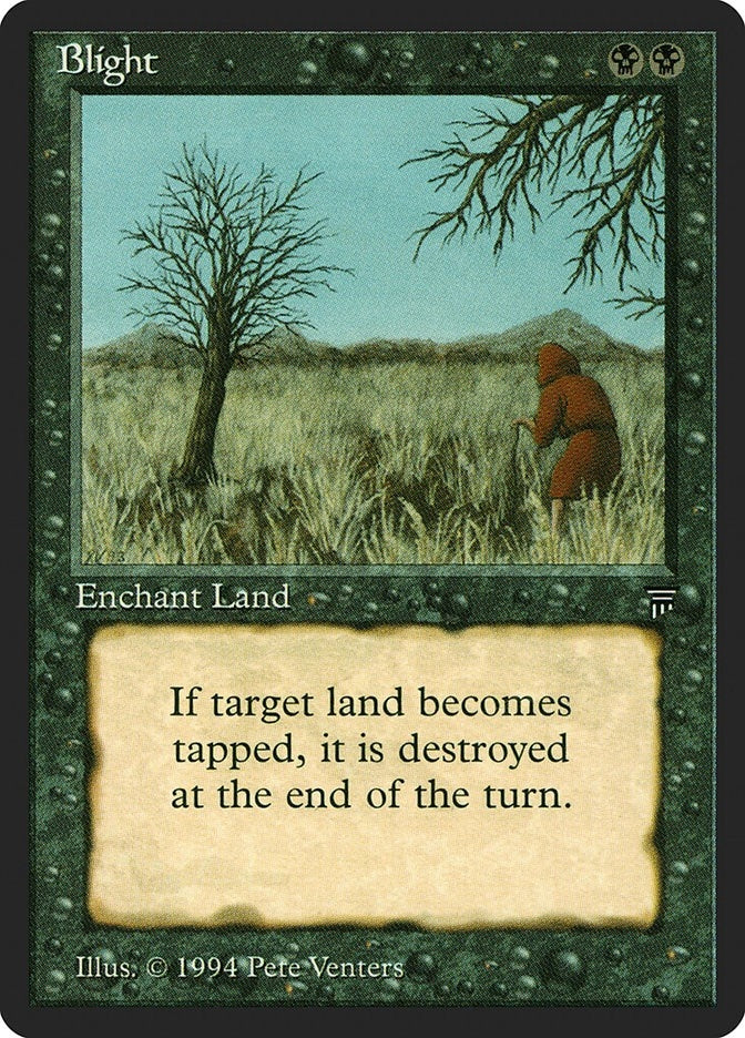 Image for Blight (LEG) - Magic: The Gathering