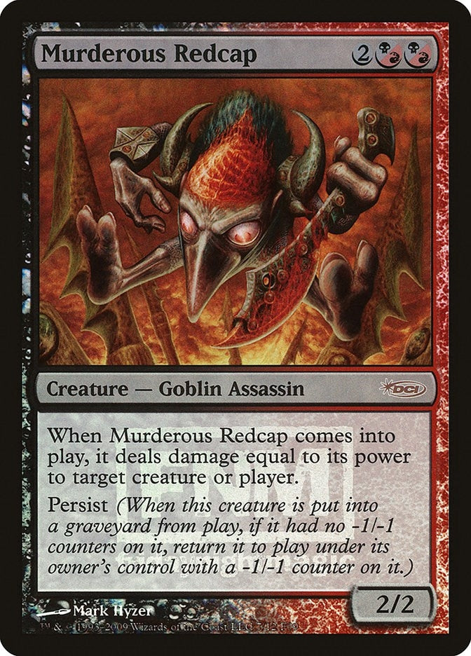 Image for Murderous Redcap (7) (FNM) - Magic: The Gathering