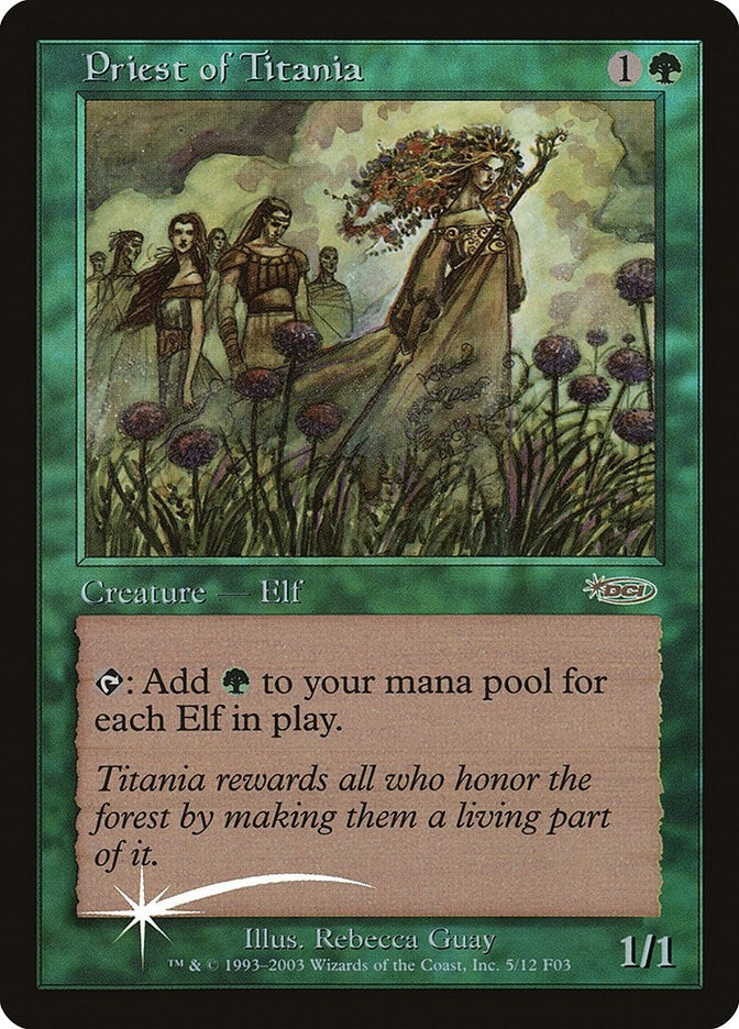 Image for Priest of Titania (5) (FNM) - Magic: The Gathering
