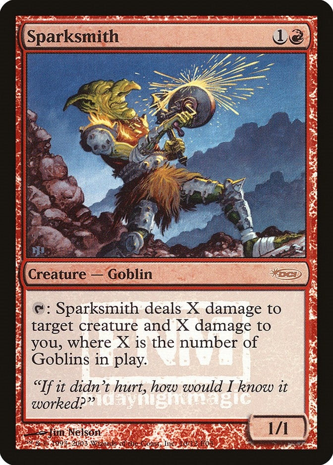 Image for Sparksmith (10) (FNM) - Magic: The Gathering