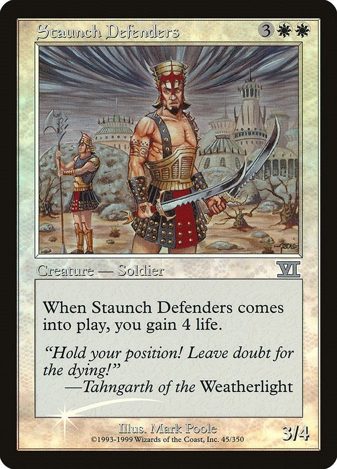 Image for Staunch Defenders (45) (FNM) - Magic: The Gathering