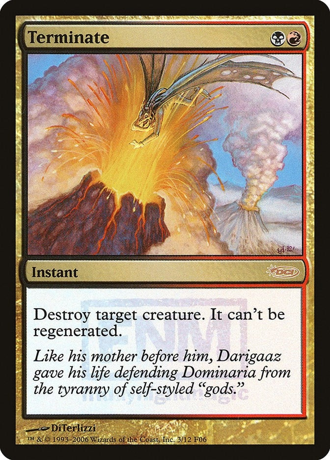 Image for Terminate (3) (FNM) - Magic: The Gathering