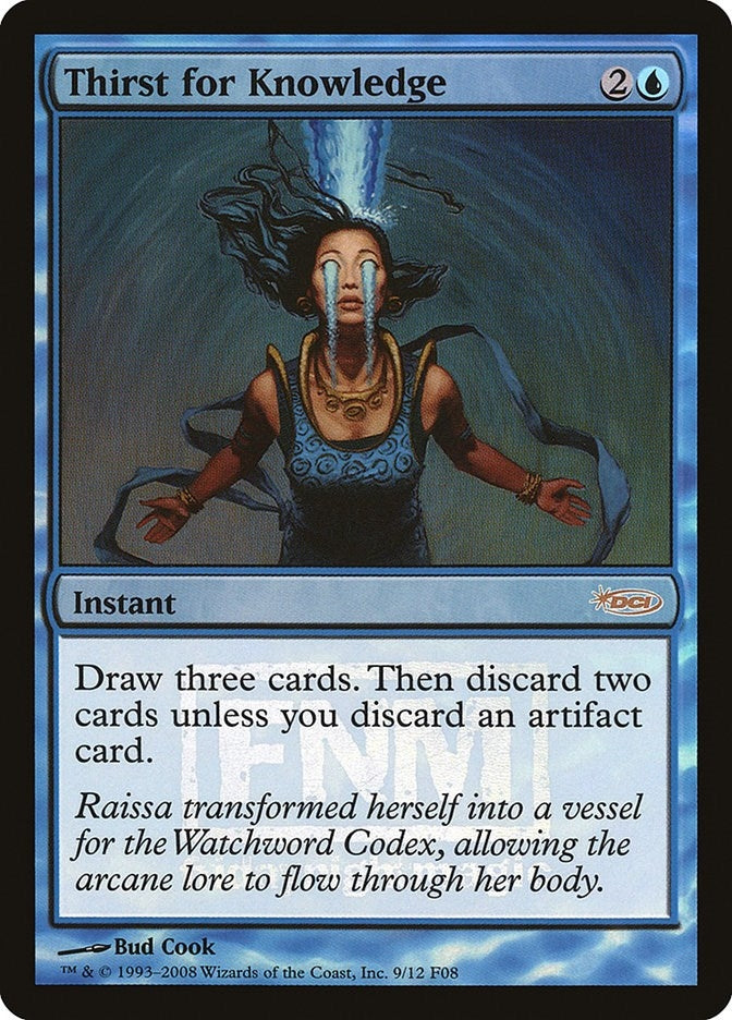Image for Thirst for Knowledge (9) (FNM) - Magic: The Gathering
