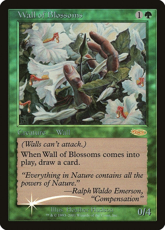 Image for Wall of Blossoms (FNM) - Magic: The Gathering