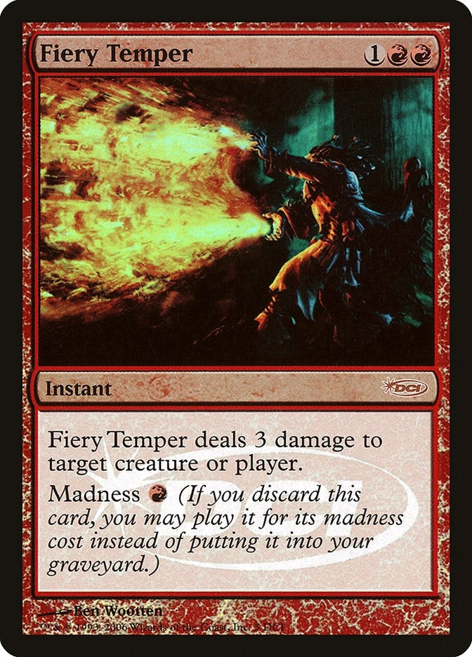 Image for Fiery Temper (3) (WPN) - Magic: The Gathering