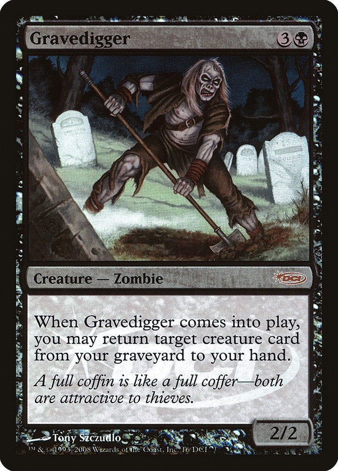 Image for Gravedigger (16) (WPN) - Magic: The Gathering
