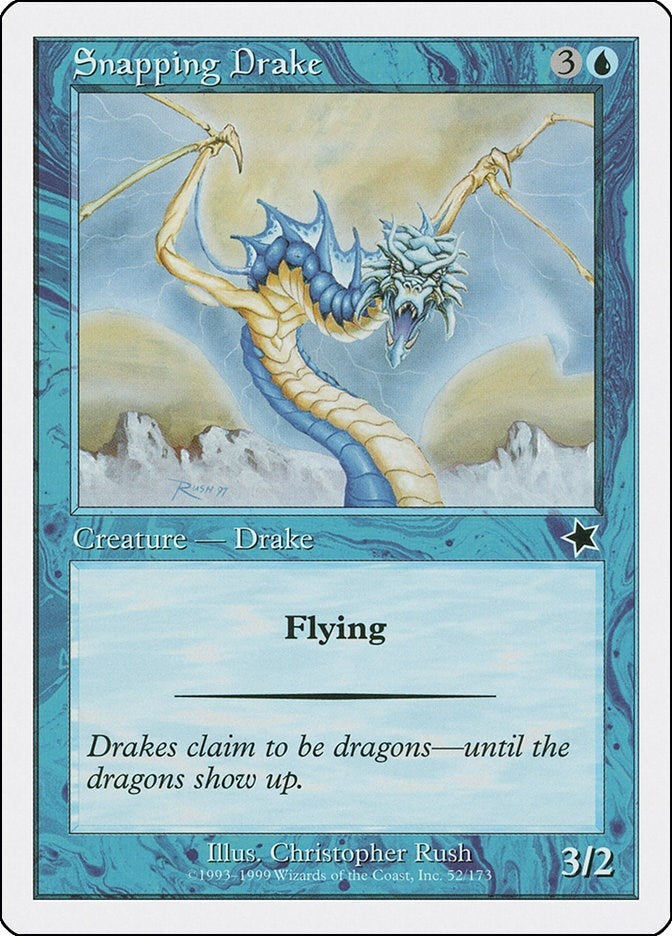 Image for Snapping Drake (52) (S99) - Magic: The Gathering