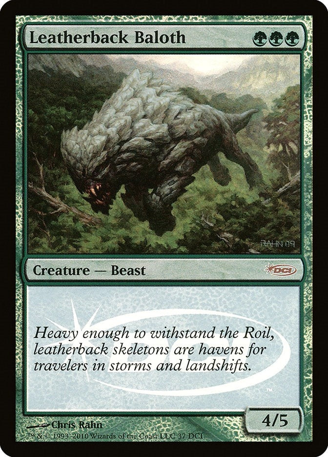 Image for Leatherback Baloth (37) (WPN) - Magic: The Gathering
