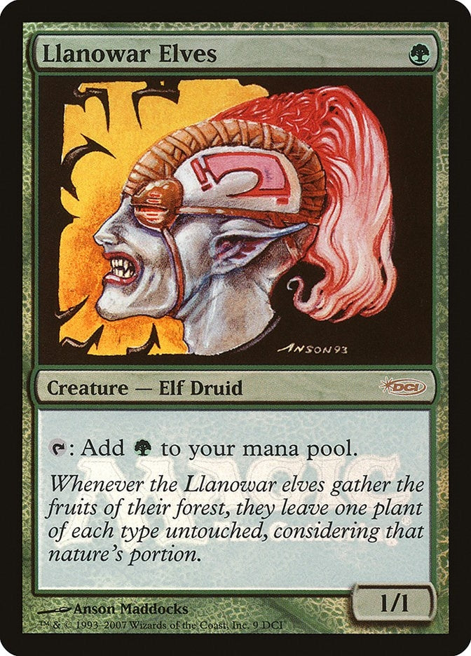 Image for Llanowar Elves (9) (WPN) - Magic: The Gathering