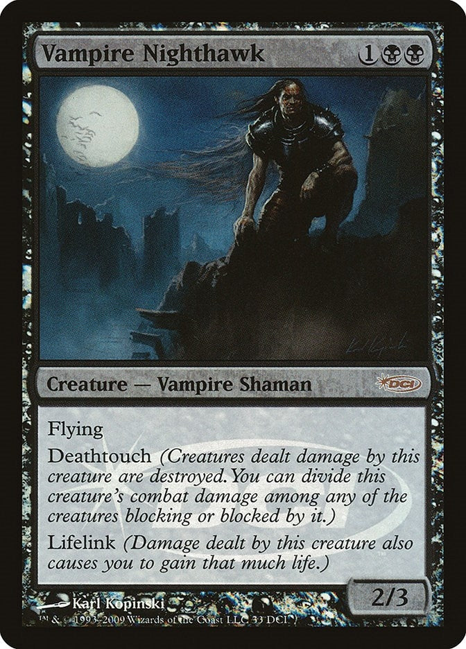 Image for Vampire Nighthawk (33) (WPN) - Magic: The Gathering