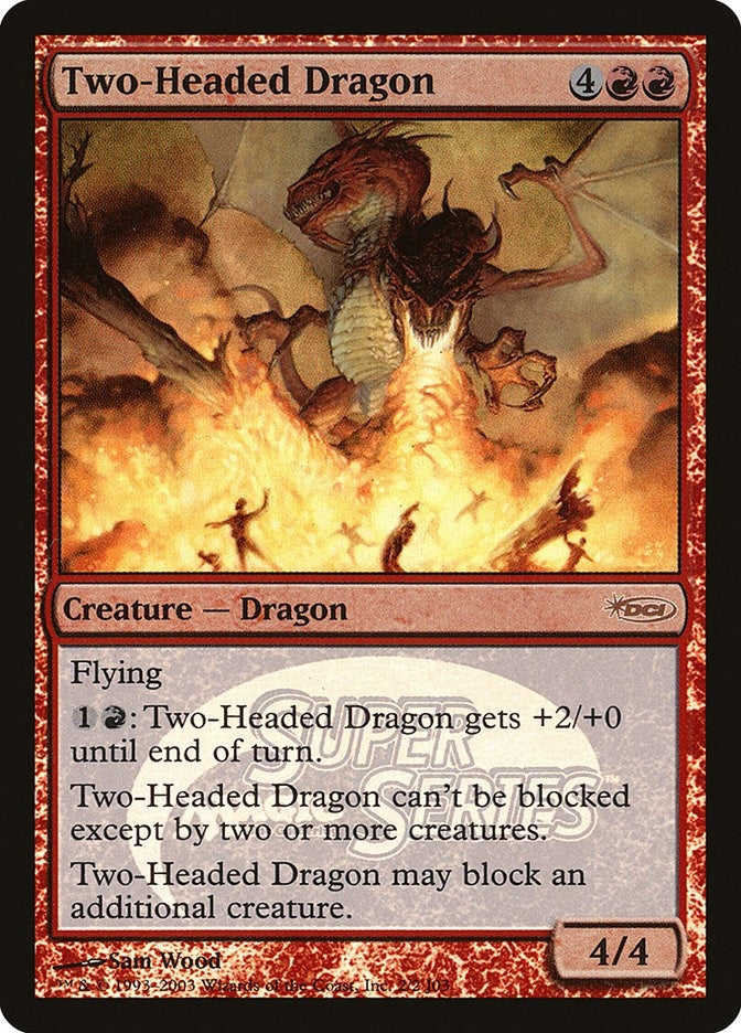 Image for Two-Headed Dragon (Junior Super Series) (2) (JSS) - Magic: The Gathering