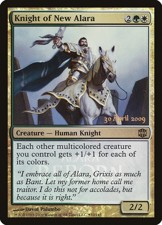 Image for Knight of New Alara (70) (LARP) - Magic: The Gathering