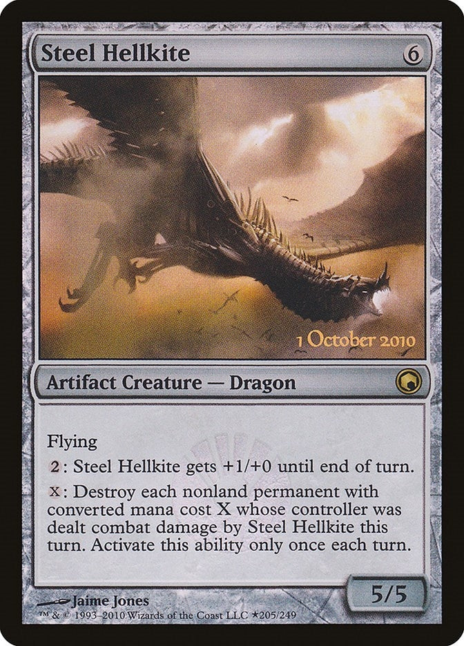 Image for Steel Hellkite (205) (LARP) - Magic: The Gathering