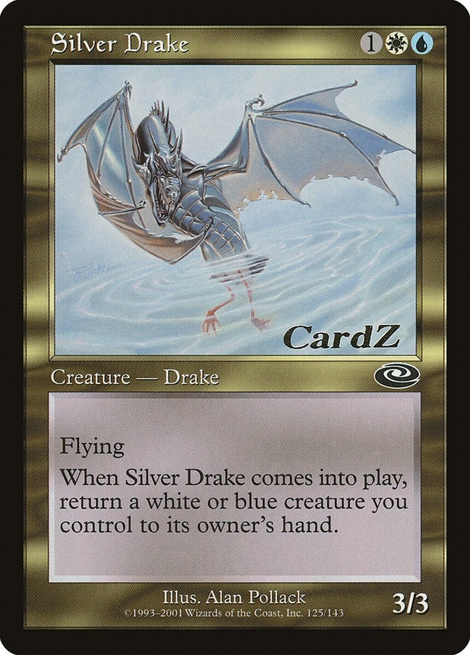 Image for Silver Drake (125) (MEDIA) - Magic: The Gathering
