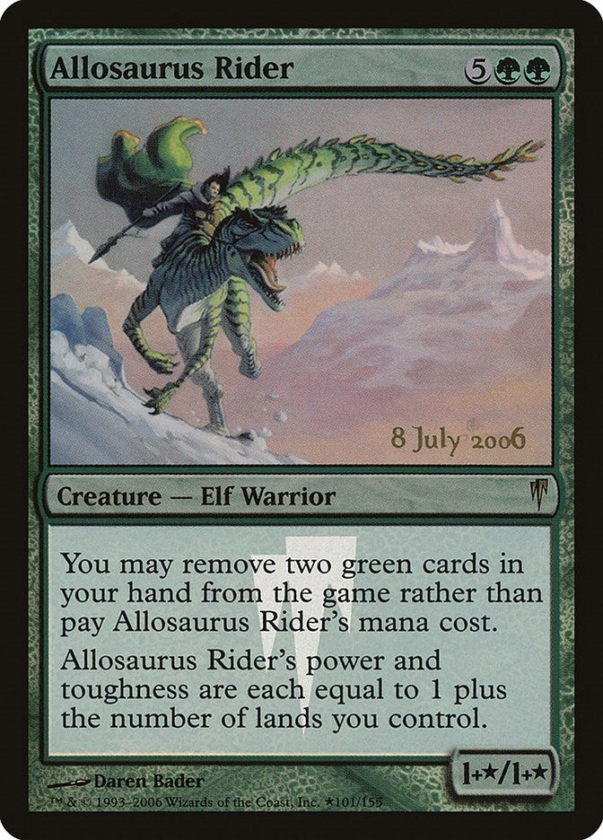Image for Allosaurus Rider (101) (PRE) - Magic: The Gathering