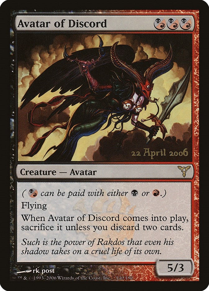 Image for Avatar of Discord (29) (PRE) - Magic: The Gathering