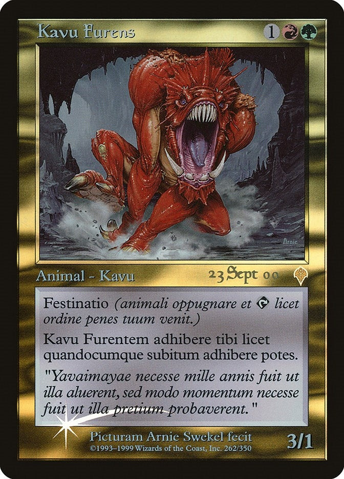 Image for Raging Kavu (Latin) (262) (PRE) - Magic: The Gathering