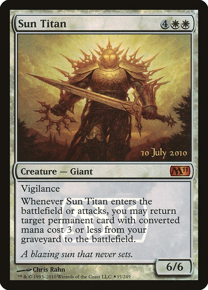 Image for Sun Titan (35) (PRE) - Magic: The Gathering