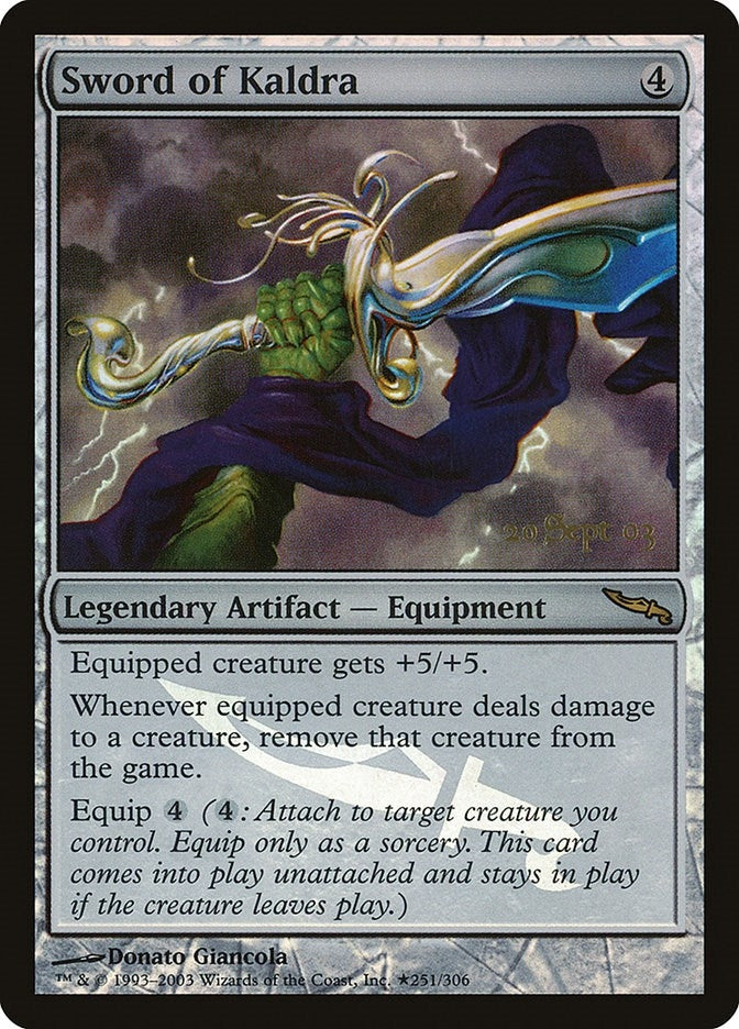 Image for Sword of Kaldra (251) (PRE) - Magic: The Gathering