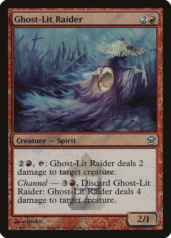 Image for Ghost-Lit Raider (99) (LARP) - Magic: The Gathering