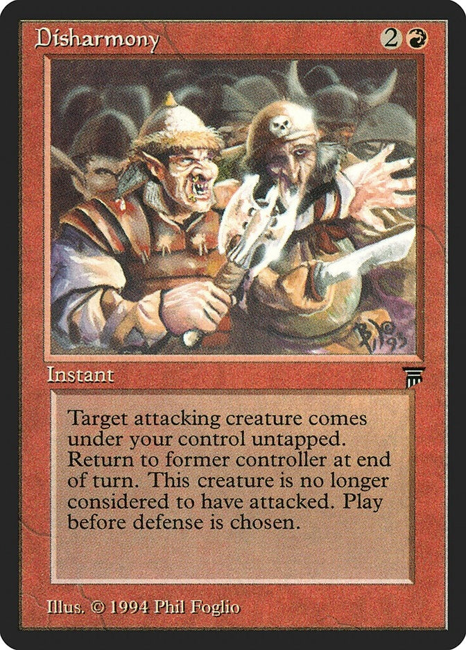 Image for Disharmony (LEG) - Magic: The Gathering