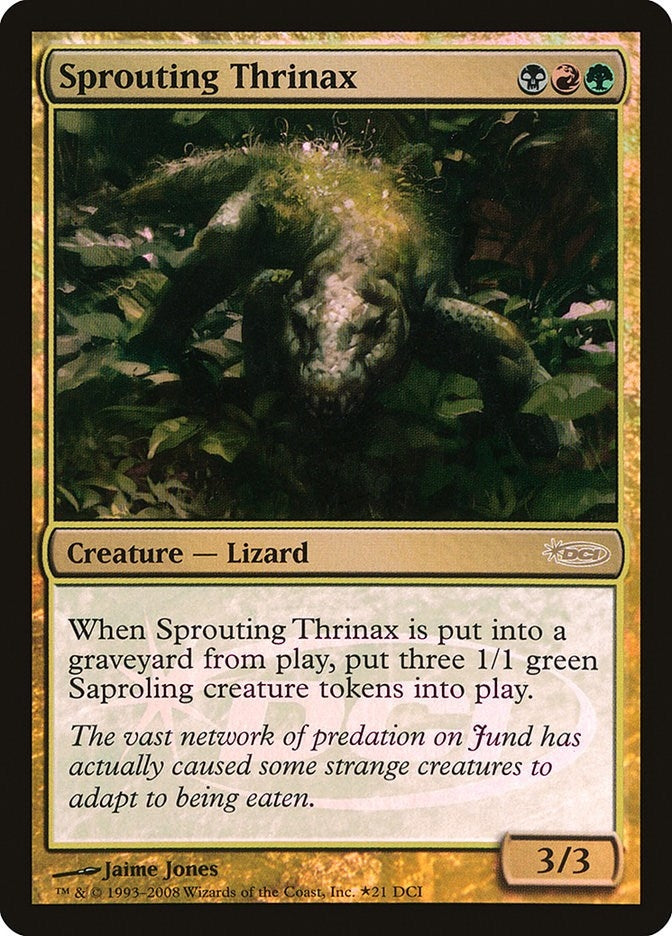 Image for Sprouting Thrinax (21) (WPN) - Magic: The Gathering