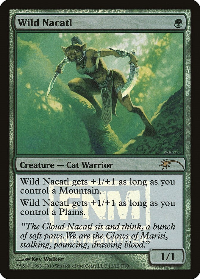 Image for Wild Nacatl (12) (FNM) - Magic: The Gathering