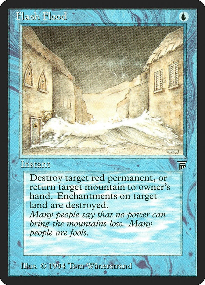 Image for Flash Flood (LEG) - Magic: The Gathering