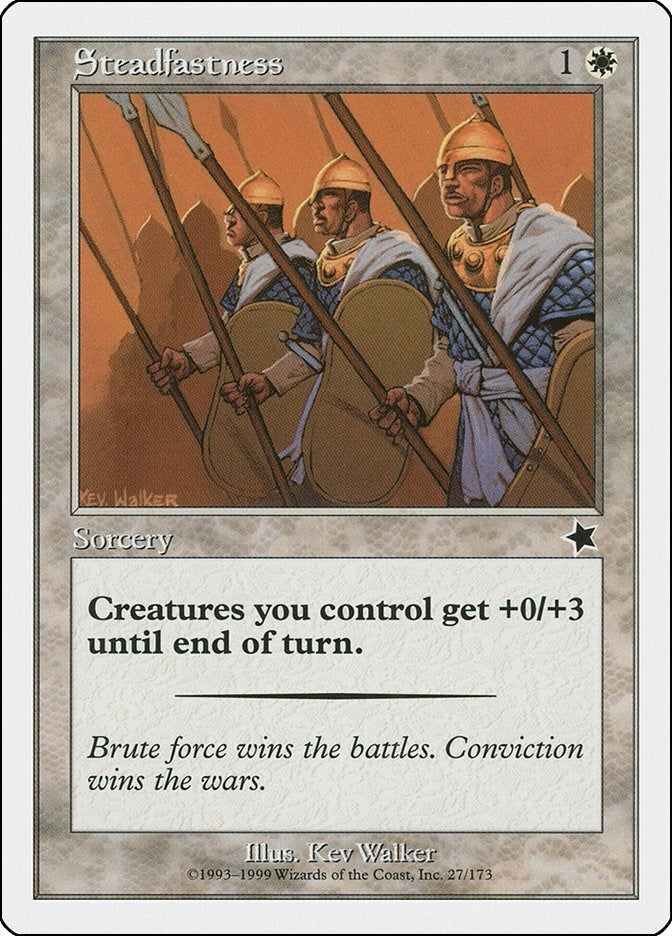 Image for Steadfastness (27) (S99) - Magic: The Gathering