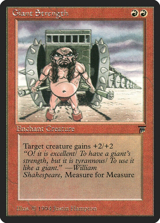 Image for Giant Strength (LEG) - Magic: The Gathering