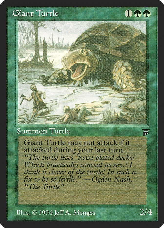 Image for Giant Turtle (LEG) - Magic: The Gathering