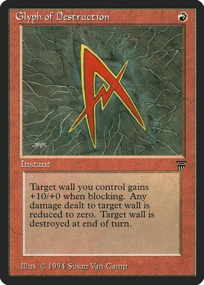 Image for Glyph of Destruction (LEG) - Magic: The Gathering