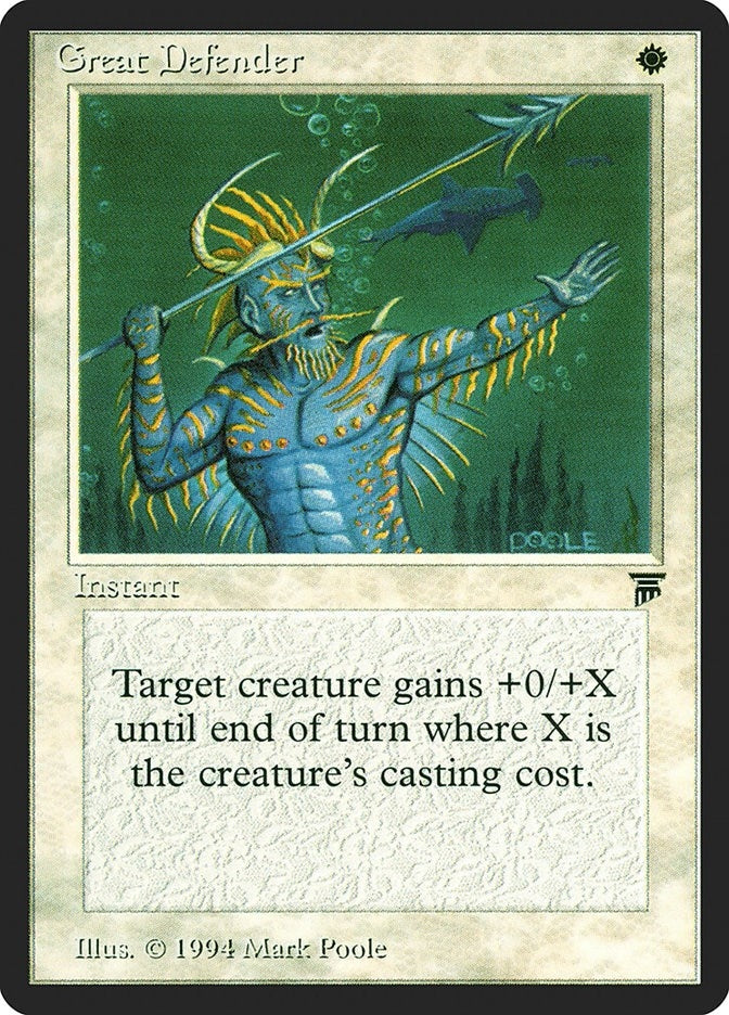 Image for Great Defender (LEG) - Magic: The Gathering